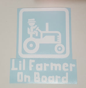 Lil' farmer On Board