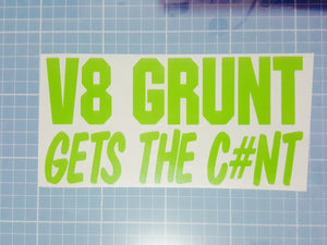V8 Grunt Gets The C#NT