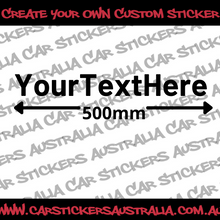 Create Your Own Custom Decal - 500mm
