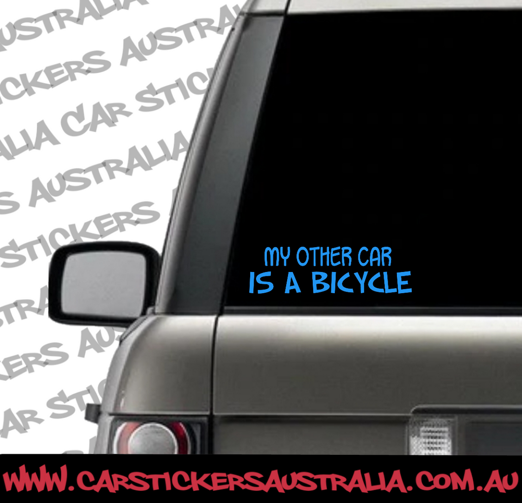 My Other Car Is A Bicycle
