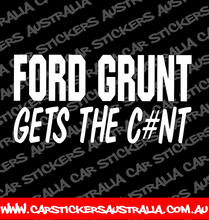 Ford Grunt Gets The C#NT
