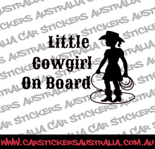 Little Cowgirl On Board