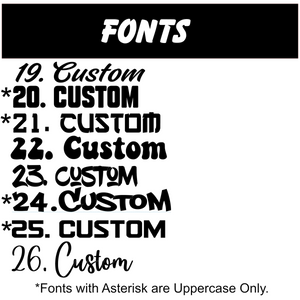 Create Your Own Custom Decal - 400mm